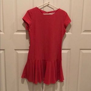Coral Dropwaist Dress Size 6 Petite